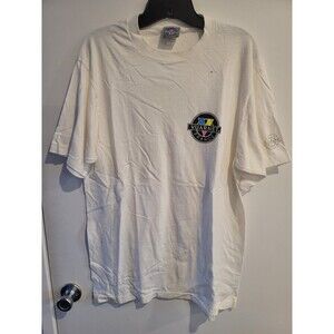 Vintage 90s Vuarnet France T Shirt Adult XLarge White USA Made Mens